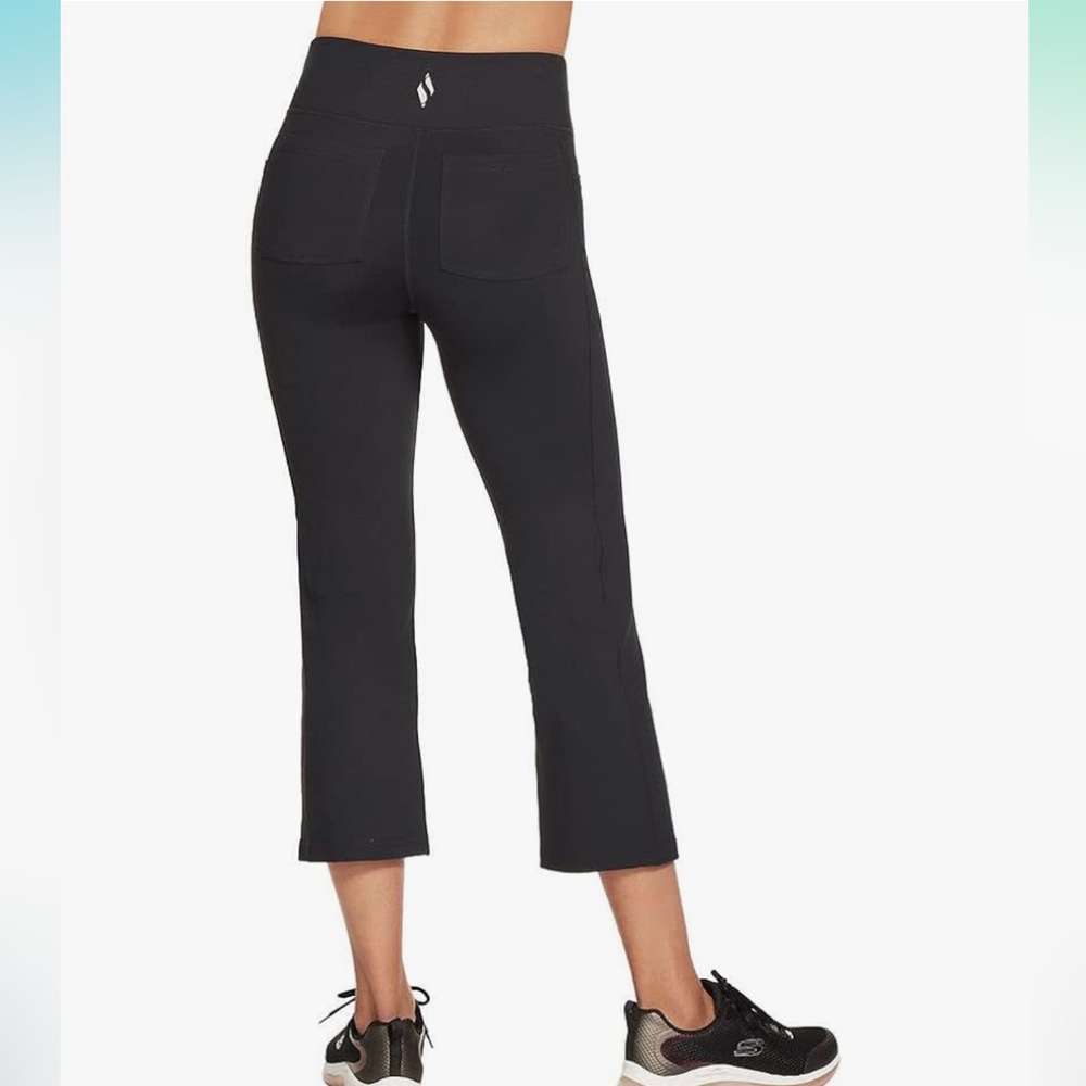 SKECHERS NWT GOWALK Size S High-Waisted Crop Pant Legging with Pockets - Picture 5 of 10